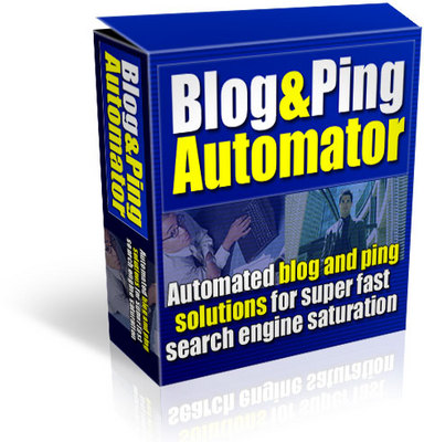 Product picture Blog And Ping Automator with Master Resale Rights